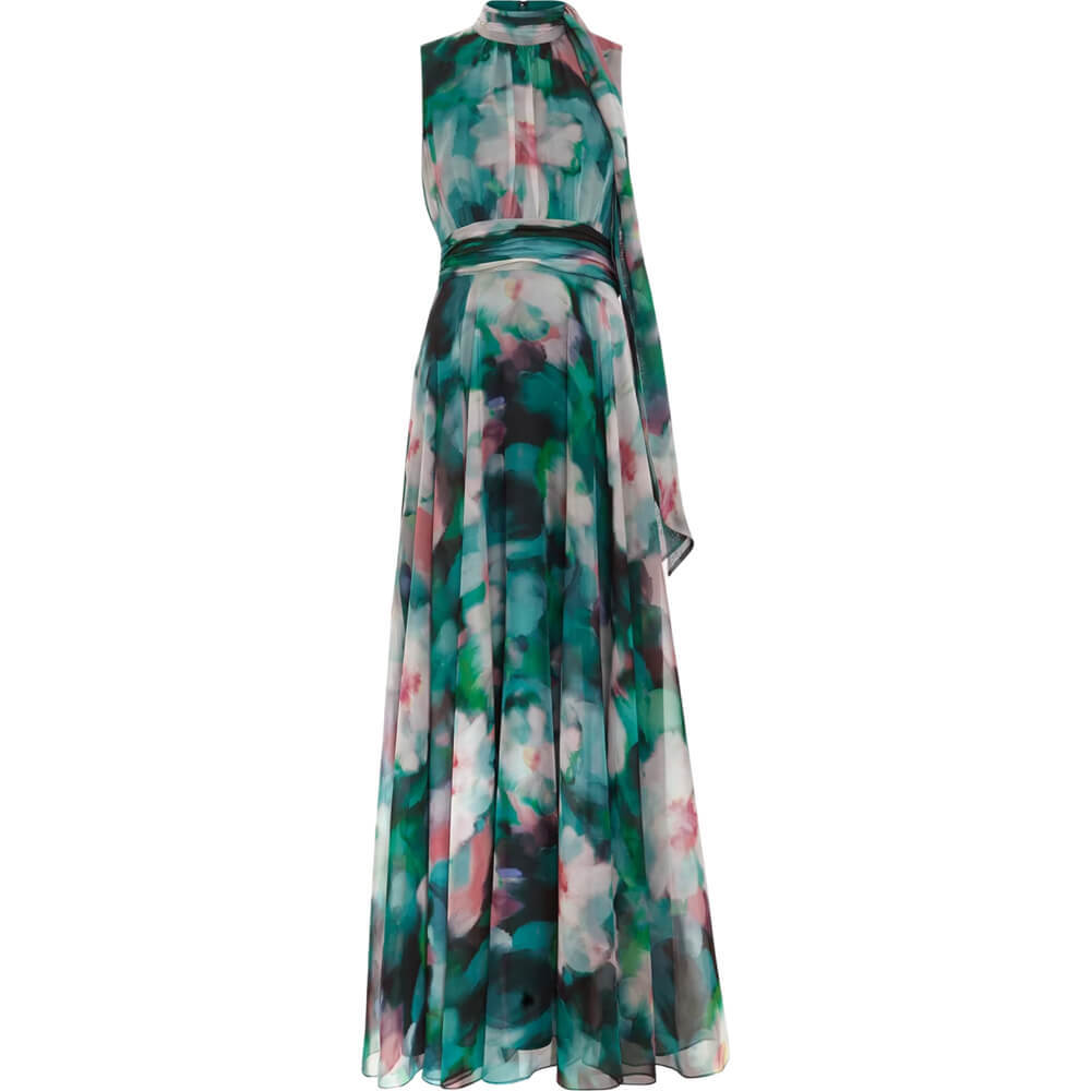 Phase Eight Lucinda Chiffon Print Maxi Dress